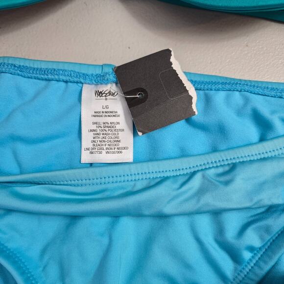 Colorful Swim Bundle Women's Large 7 Pieces 1 Tops & 6 Bottoms / 5 Are NWT - Picture 8 of 14